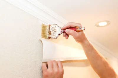 Pose de papier peint à Oderen — revêtements muraux et toiles de verre